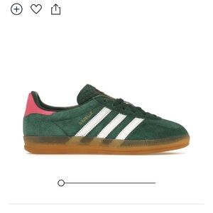 adidas Gazelle Indoor
Collegiate Green Lucid Pink (Women's)